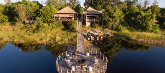 DumaTau is located along Botswana's Okavango Delta