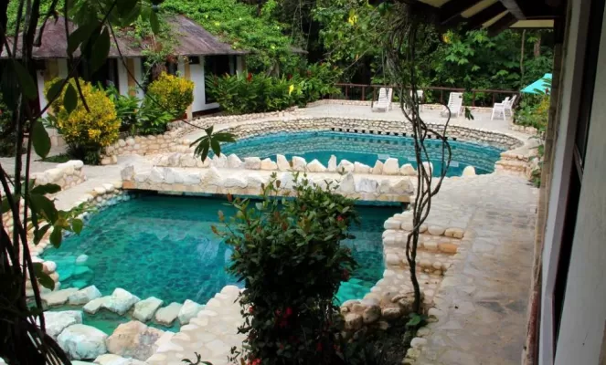 Enjoy the abundant water features on the property