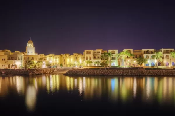 The marina of Tala Bay, Aqaba