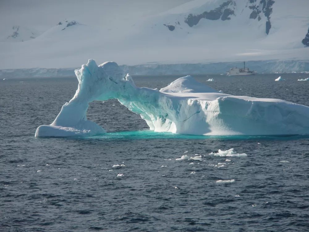 One of the first icebergs we encountered 