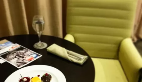 A beautiful array of desserts awaited me at the Wyndham Quito Airport hotel