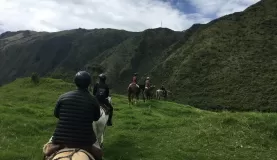 Riding on the way to the condor rescue center