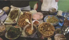 Our wonderful Hunan meal in Beijing!