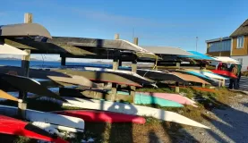 Kayaks in Nuuk, Greenland