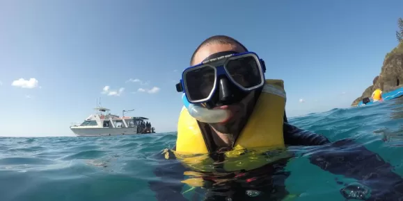 Snorkeling in Costa Rica's crystal clear waters