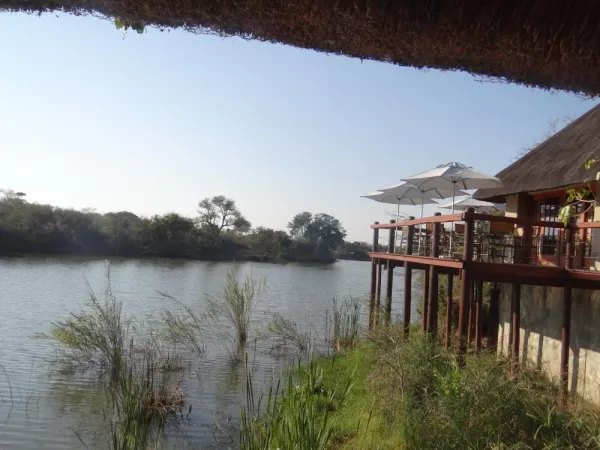 View from Thornybush Waterside Lodge