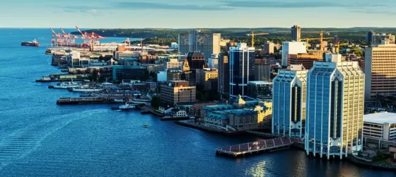 Aerial View of Halifax Skyline