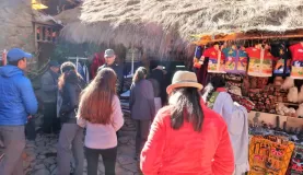 Visiting a house owned by generations of same Inca descendants