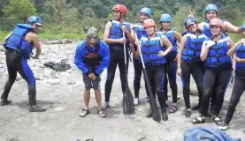 On our Ecuadorian rafting trip