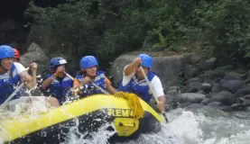 On our Ecuadorian rafting trip