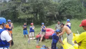 On our Ecuadorian rafting trip