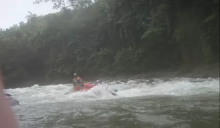On our Ecuadorian rafting trip