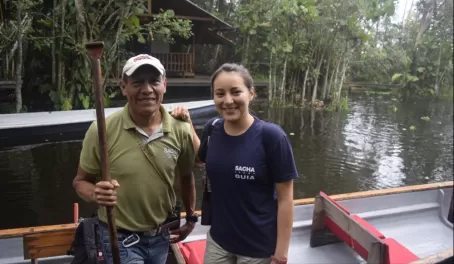 Saying goodbye to our great guides, Jerry and Valeria