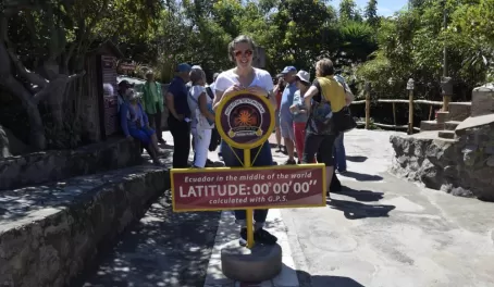 At the very center of the world