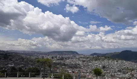 A view of Quito city