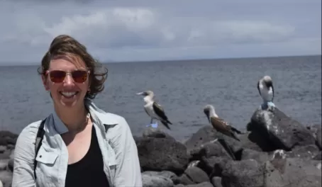 I saw some boobies!
