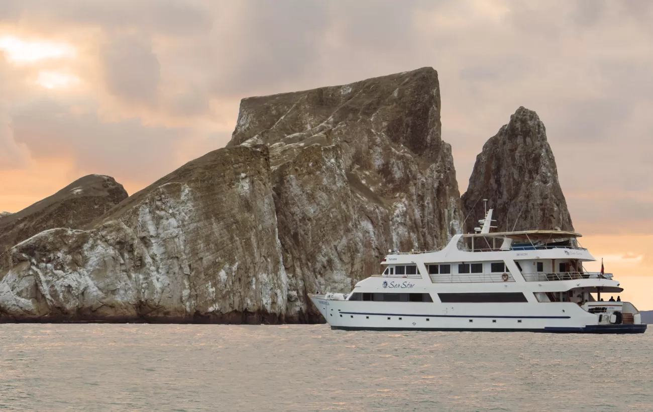 Stunning sunsets aboard the Galapagos Sea Star