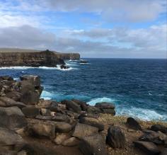 Stunning cliffs of EspaƱola Island