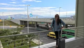 Ready to depart the Quito airport!