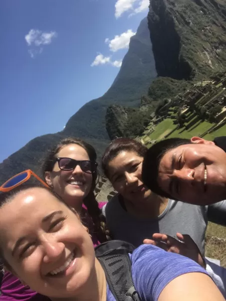 Machu Picchu Selfie