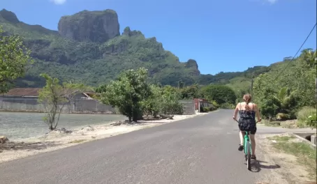 Rented bikes on Bora Bora for $10