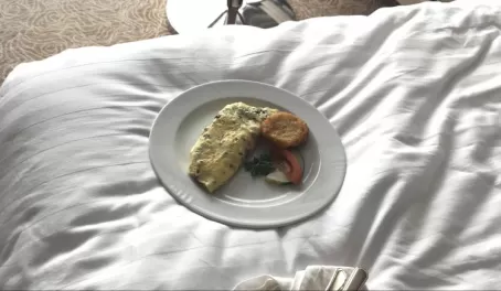 Room service omelette