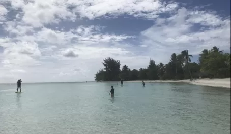 Bora Bora day 2 - private beach