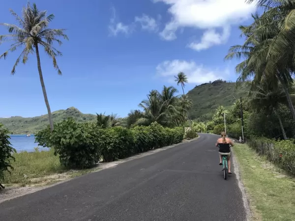 Rented bikes on Bora Bora for $10