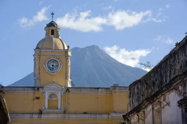 Volcanoes are easy to spot in Guatemala
