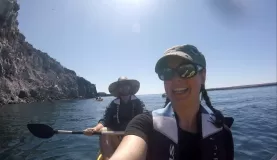 Kayaking at Genovesa