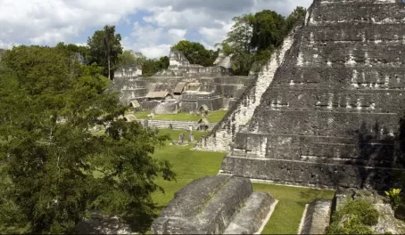 The ruins at Tikal