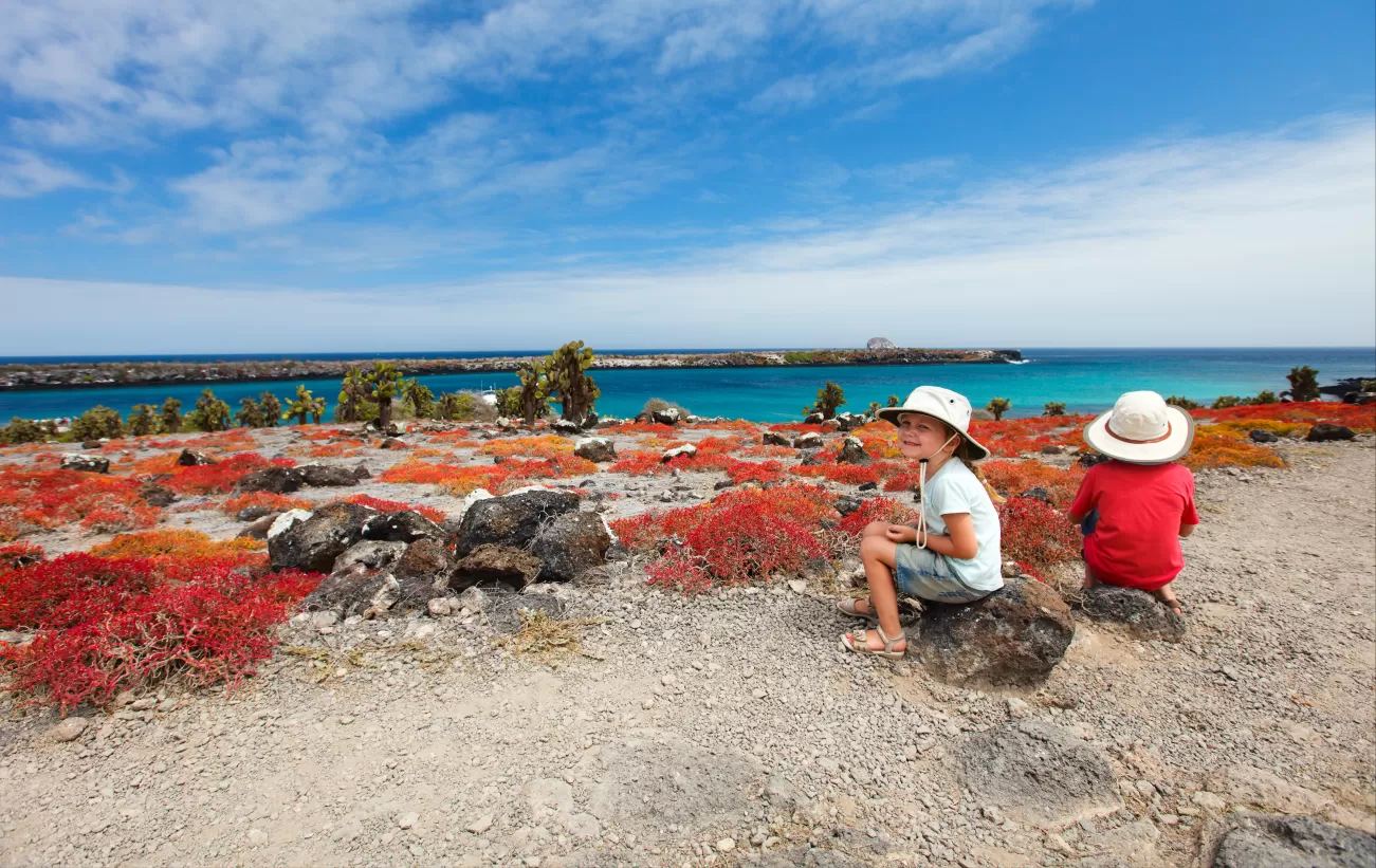 Family fun in the Galapagos