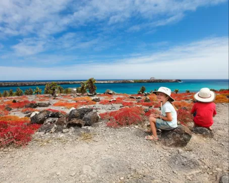 Family fun in the Galapagos