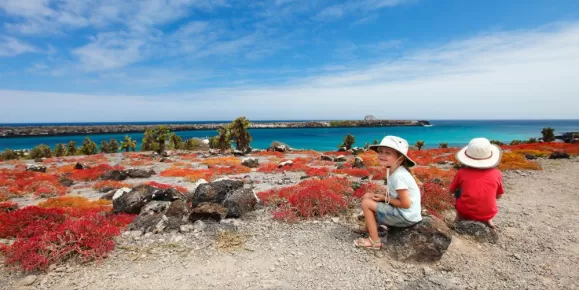 Family fun in the Galapagos