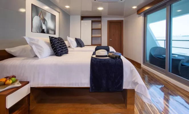 Spacious cabins aboard the Infinity