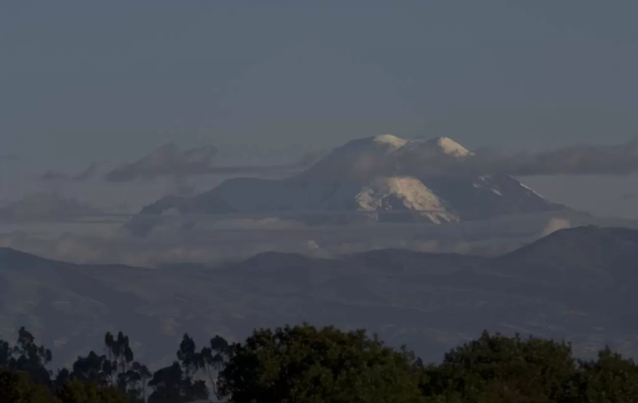Chimborazo Volcano, a view from Hacienda San Augustin de Callo