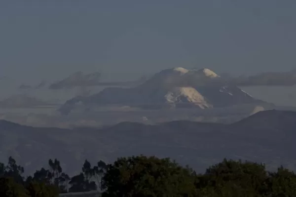 Chimborazo Volcano, a view from Hacienda San Augustin de Callo