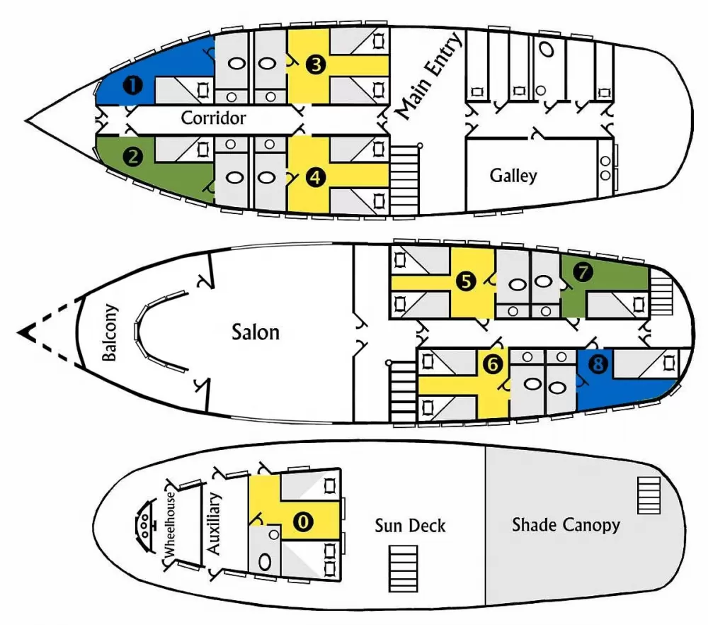 Tucano Deck Plan