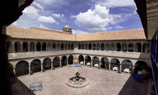 A view of the Courtyard