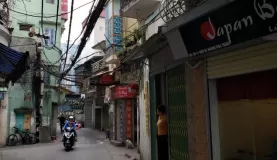 Wandering alleys in Hanoi, Vietnam
