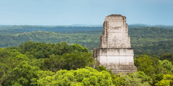 The view from Tikal ruins