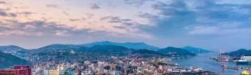 Sunset over Nagasaki