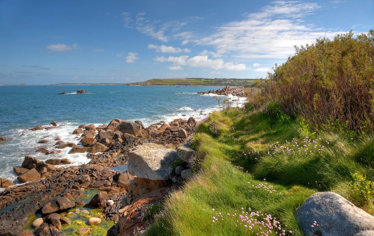 Rugged coastlines of the British Isles