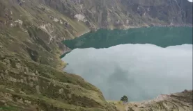 Quilotoa Crater Lake in Ecuador