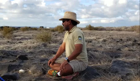 Ruly, the best guide ever in the Galapagos