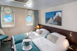 Main deck cabin on Ms La Belle de L'Adriatique
