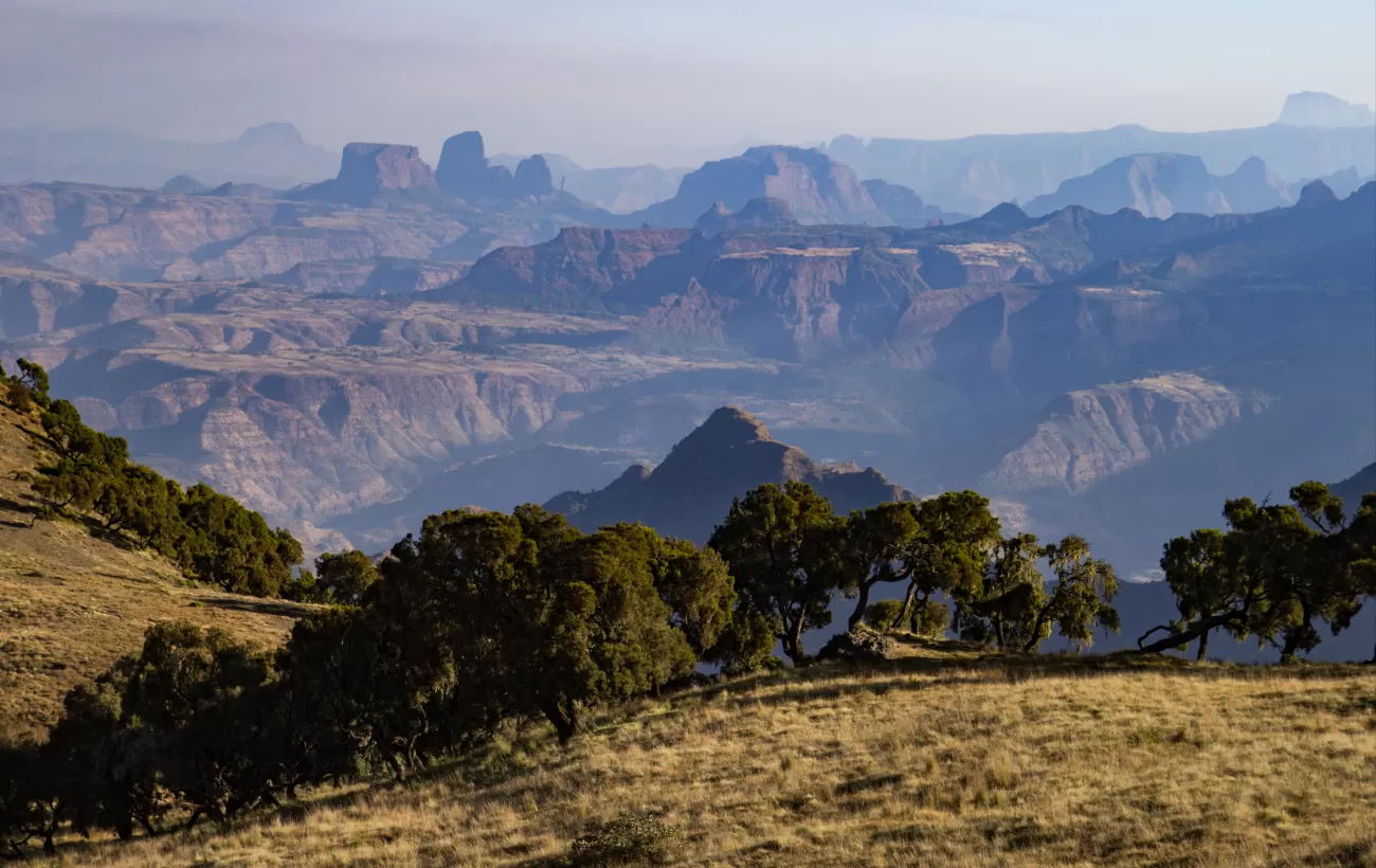 Explore the rugged Simien Mountains of Ethiopia