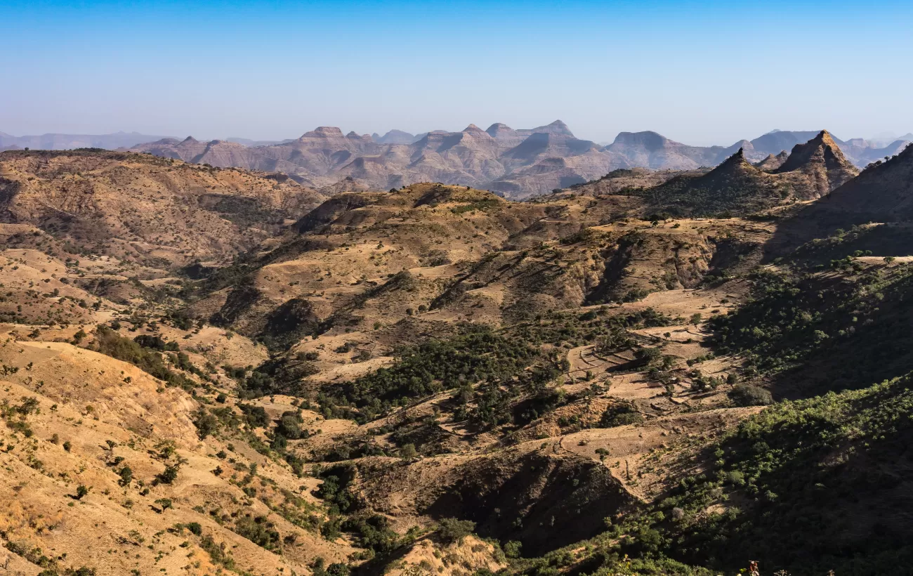 Explore the rugged Simien Mountains of Ethiopia