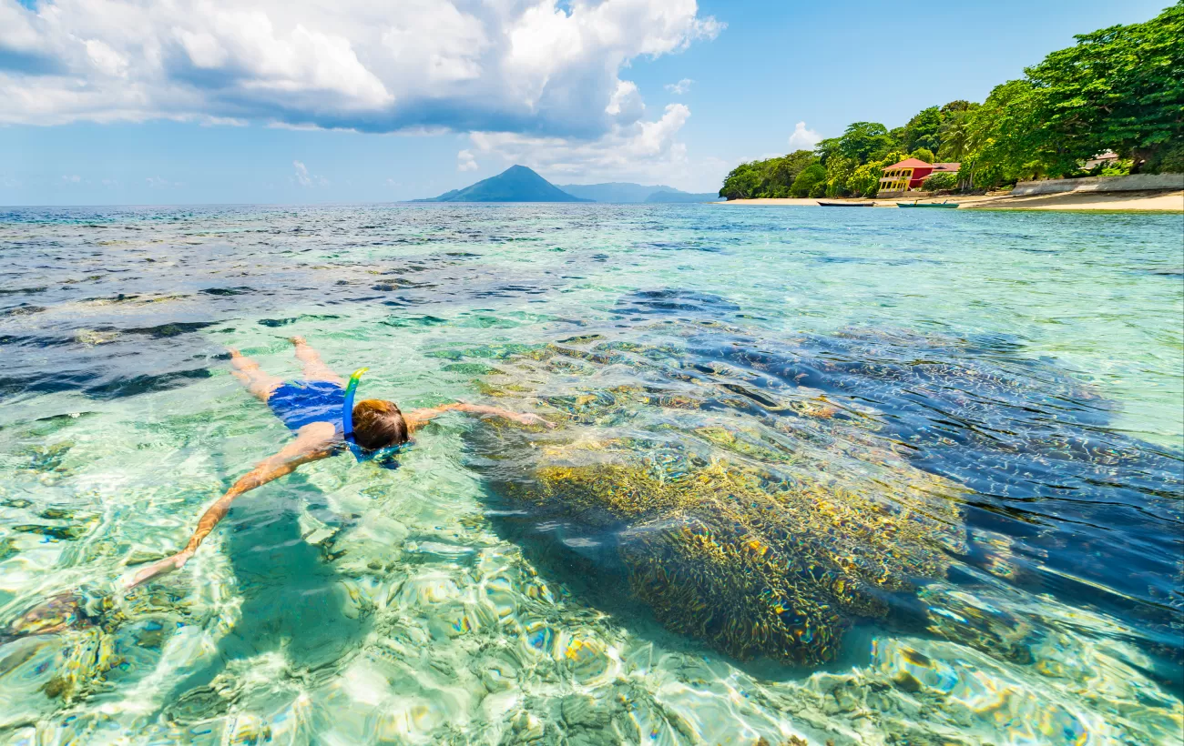 Explore the coral reefs in Indonesia