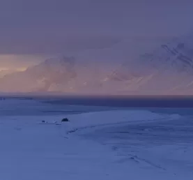 The Arctic landscape where Hilde and Sunniva will spend 9 months as citizen scientists